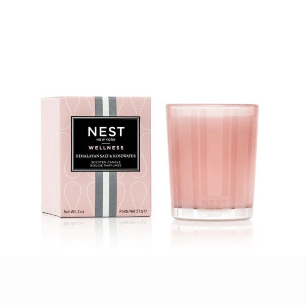 Nest Himalayan Salt & Rosewater Votive Candle